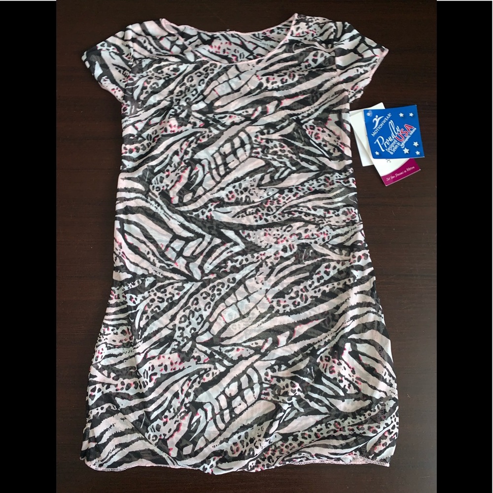 Motionwear Lightweight Leotard Cover-up Dance Dress 8/10